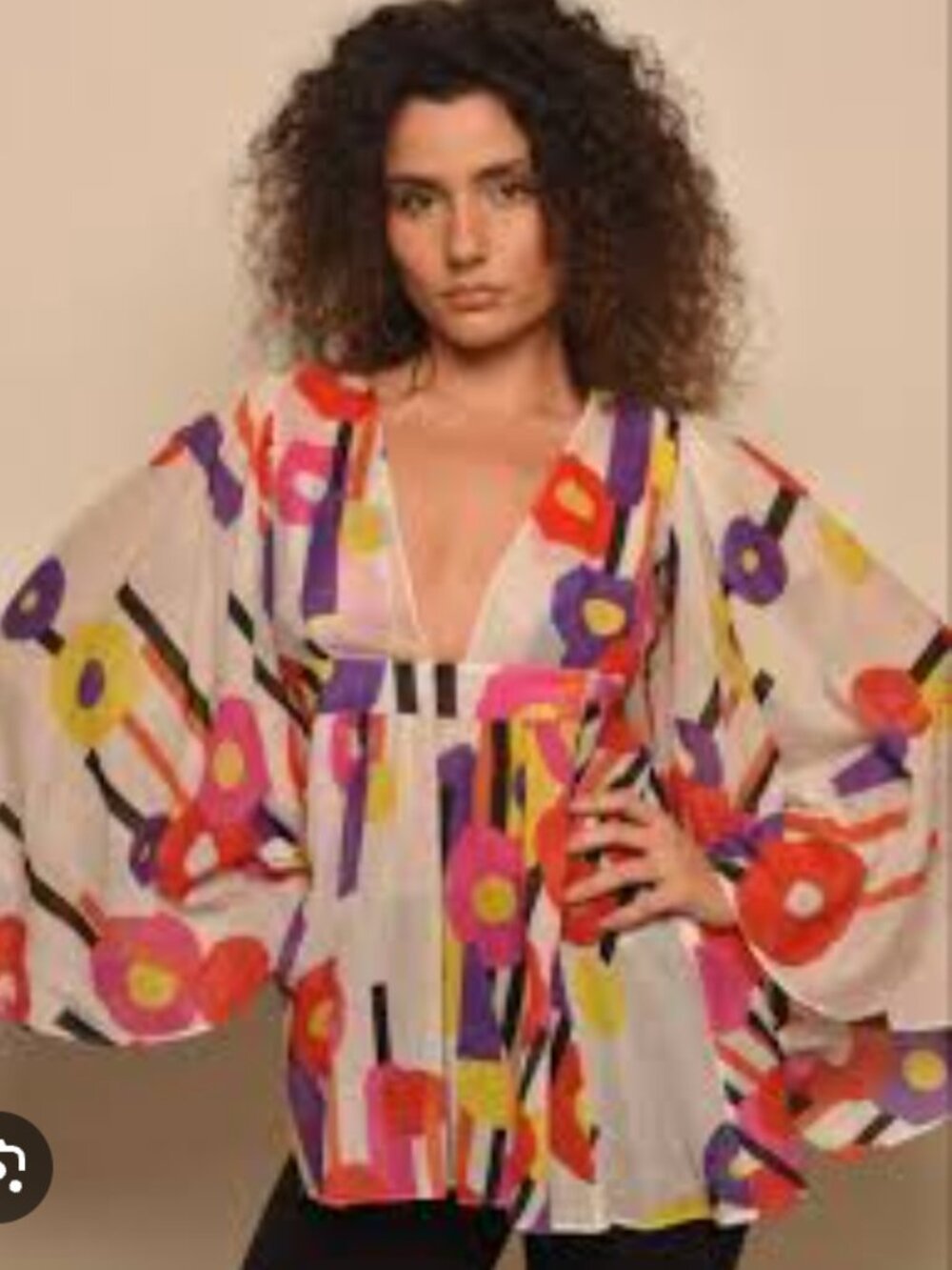 VINTAGE JUST CAVALLI BABYDOLL MINI DRESS/TOP. ROBERTO CAVALLI